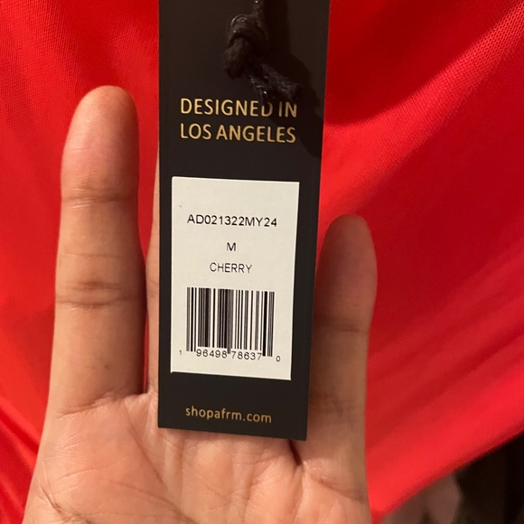 AFRM Cat Micro Ruffle Maxi - Picture 4 of 4